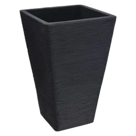 ProGarden Maceta estriada cuadrada gris antracita 55 cm de , Maceteros y jardineras - Ref: Foro24-443191, Precio: 47,96 €, De...