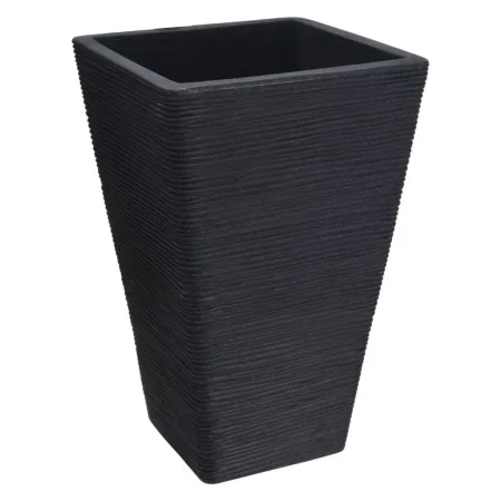 ProGarden Maceta estriada cuadrada gris antracita 55 cm de , Maceteros y jardineras - Ref: Foro24-443191, Precio: 47,96 €, De...