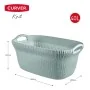 Curver Cesto para la ropa sucia Knit azul claro 40 L de , Cestas para ropa - Ref: Foro24-443840, Precio: 35,24 €, Descuento: %