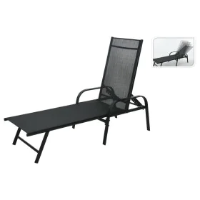 ProGarden Tumbona plegable negro 195x60x45 cm de , Tumbonas - Ref: Foro24-446772, Precio: 109,44 €, Descuento: %
