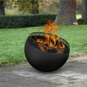 Esschert Design Brasero en forma de bola con puntitos negro de , Chimeneas - Ref: Foro24-442356, Precio: 320,72 €, Descuento: %