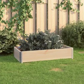 Solid pine wood flowerbed 50x100 cm by , Pots and planters - Ref: Foro24-3055164, Price: 43,46 €, Discount: %