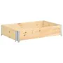 Arriate de madera maciza de pino 50x100 cm de , Maceteros y jardineras - Ref: Foro24-3055164, Precio: 43,46 €, Descuento: %