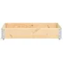 Arriate de madera maciza de pino 50x100 cm de , Maceteros y jardineras - Ref: Foro24-3055164, Precio: 43,46 €, Descuento: %