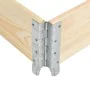 Arriate de madera maciza de pino 50x100 cm de , Maceteros y jardineras - Ref: Foro24-3055164, Precio: 43,46 €, Descuento: %