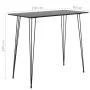 Mesa alta y taburetes de bar 7 piezas negro y blanco de , muebles para cocinas y comedores - Ref: Foro24-3057388, Precio: 687...