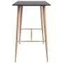 Juego de mesa alta y taburetes de bar 3 piezas negro de , muebles para cocinas y comedores - Ref: Foro24-3057839, Precio: 343...