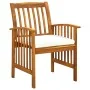 Set comedor de jardín 7 pzas y cojines madera maciza de acacia de , Conjuntos de jardín - Ref: Foro24-3058090, Precio: 820,40...