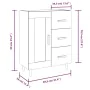 Aparador de madera contrachapada blanco brillante 69,5x34x90 cm de vidaXL, Aparadores - Ref: Foro24-812228, Precio: 92,06 €, ...