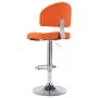 Taburete de cocina de cuero sintético naranja de , Taburetes de cocina - Ref: Foro24-249653, Precio: 84,23 €, Descuento: %