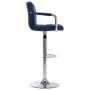 Taburetes de cocina 2 unidades tela azul de , Taburetes de cocina - Ref: Foro24-283423, Precio: 155,85 €, Descuento: %