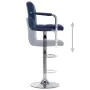 Küchenhocker, 2 Stück, blauer Stoff von , Küchenhocker - Ref: Foro24-283423, Preis: 155,85 €, Rabatt: %