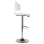 Taburete de cocina cuero sintético blanco de , Taburetes de cocina - Ref: Foro24-249647, Precio: 101,12 €, Descuento: %
