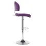 Taburetes de cocina 2 unidades cuero sintético morado de , Taburetes de cocina - Ref: Foro24-249664, Precio: 137,78 €, Descue...