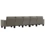 Sofá de 5 plazas de tela color gris topo de , Sofás - Ref: Foro24-287149, Precio: 548,61 €, Descuento: %