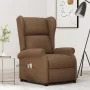 Sillón de masaje elevable de tela marrón de , Sillones de masaje eléctricos - Ref: Foro24-289744, Precio: 352,85 €, Descuento: %