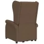 Sillón de masaje elevable de tela marrón de , Sillones de masaje eléctricos - Ref: Foro24-289744, Precio: 352,85 €, Descuento: %