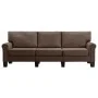 Dreisitziges braunes Stoffsofa von , Sofas - Ref: Foro24-287163, Preis: 436,50 €, Rabatt: %