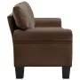 Three-seater brown fabric sofa by , Sofas - Ref: Foro24-287163, Price: 436,50 €, Discount: %