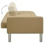 Sofá cama cuero sintético color capuchino de , Sofás - Ref: Foro24-323622, Precio: 321,70 €, Descuento: %