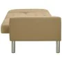 Sofá cama cuero sintético color capuchino de , Sofás - Ref: Foro24-323622, Precio: 321,70 €, Descuento: %
