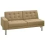 Sofá cama cuero sintético color capuchino de , Sofás - Ref: Foro24-323622, Precio: 321,70 €, Descuento: %