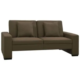 Sofá cama de cuero artificial marrón de , Sofás - Ref: Foro24-323617, Precio: 270,22 €, Descuento: %