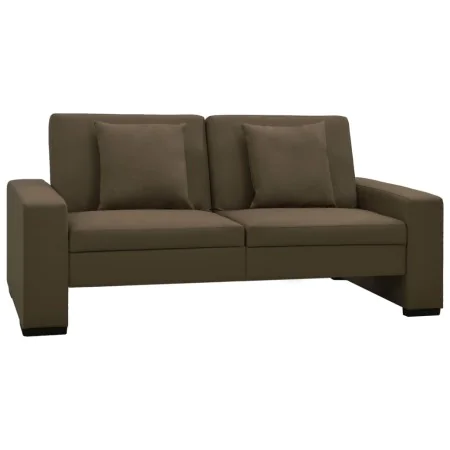Sofá cama de cuero artificial marrón de , Sofás - Ref: Foro24-323617, Precio: 270,22 €, Descuento: %