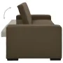 Sofá cama de cuero artificial marrón de , Sofás - Ref: Foro24-323617, Precio: 270,22 €, Descuento: %