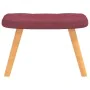 Relax armchair with footrest in burgundy fabric by , Armchairs - Ref: Foro24-327542, Price: 134,79 €, Discount: %