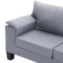 Sofá de 5 plazas tela gris claro de , Sofás - Ref: Foro24-287100, Precio: 572,55 €, Descuento: %