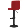 Velvet kitchen stool in burgundy color by , Kitchen stools - Ref: Foro24-334300, Price: 76,97 €, Discount: %
