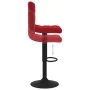 Velvet kitchen stool in burgundy color by , Kitchen stools - Ref: Foro24-334300, Price: 76,97 €, Discount: %