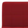 Velvet kitchen stool in burgundy color by , Kitchen stools - Ref: Foro24-334300, Price: 76,97 €, Discount: %