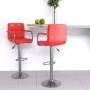 Kitchen stools 2 units synthetic leather red by , Kitchen stools - Ref: Foro24-334595, Price: 146,51 €, Discount: %