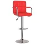 Kitchen stools 2 units synthetic leather red by , Kitchen stools - Ref: Foro24-334595, Price: 146,51 €, Discount: %