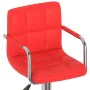 Kitchen stools 2 units synthetic leather red by , Kitchen stools - Ref: Foro24-334595, Price: 146,51 €, Discount: %