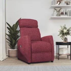 Sillón elevable tela rojo tinto de , Sillones - Ref: Foro24-329608, Precio: 290,17 €, Descuento: %