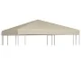 Toldo de cenador 310 g/m² 3x3 m beige de , Cubiertas para carpas y cenadores - Ref: Foro24-44778, Precio: 105,14 €, Descuento: %