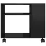 Beistelltisch aus glänzendem schwarzen Sperrholz 70x35x55 cm von , Seitentische - Ref: Foro24-802127, Preis: 45,41 €, Rabatt: %
