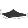 Techo de carpa para celebraciones negro 3x3 m 270 g/m² de , Cubiertas para carpas y cenadores - Ref: Foro24-315325, Precio: 4...