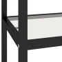 Estantería transparente vidrio templado y negro 100x36x168 cm de , Librerías y estanterías - Ref: Foro24-331638, Precio: 142,...