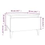 Beistelltisch aus weißem Sperrholz 50x46x35 cm von , Seitentische - Ref: Foro24-819516, Preis: 28,71 €, Rabatt: %