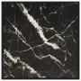 Mesa de centro negra con vidrio de mármol negro 80x80x35 cm de , Mesas de centro - Ref: Foro24-322878, Precio: 80,54 €, Descu...