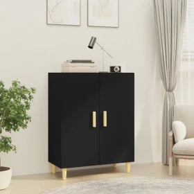 Black plywood sideboard 70x34x90 cm by , Sideboards - Ref: Foro24-812097, Price: 81,22 €, Discount: %