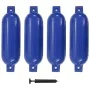 Boot Stoßstange 4 Stück PVC blau 51x14 cm von , Anlegen und Ankern - Ref: Foro24-92377, Preis: 60,94 €, Rabatt: %