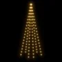 Árbol de Navidad en asta de bandera 108 LED blanco cálido 180cm de , Luces de Navidad - Ref: Foro24-343518, Precio: 15,58 €, ...