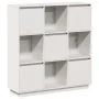 Aparador alto de madera maciza de pino blanco 110,5x35x117 cm de , Aparadores - Ref: Foro24-814370, Precio: 137,27 €, Descuen...