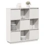Aparador alto de madera maciza de pino blanco 110,5x35x117 cm de , Aparadores - Ref: Foro24-814370, Precio: 137,27 €, Descuen...