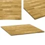 Tablero de mesa cuadrado madera maciza de roble 23 mm 80x80 cm de , Tableros para mesas - Ref: Foro24-245988, Precio: 148,58 ...